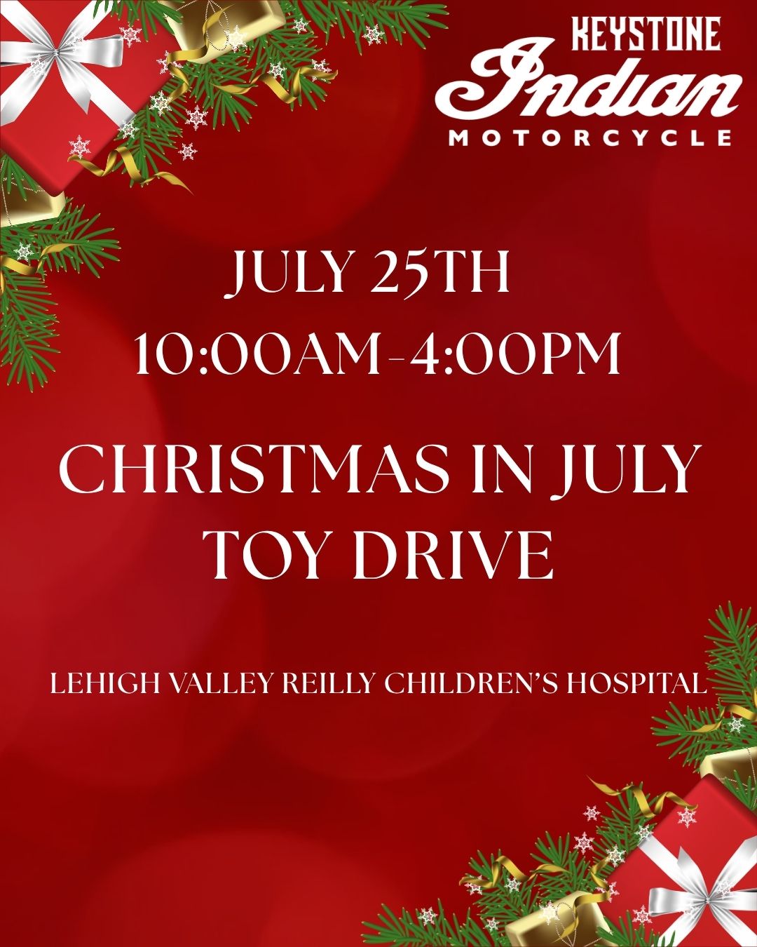 Christmas in July Toy Drive!